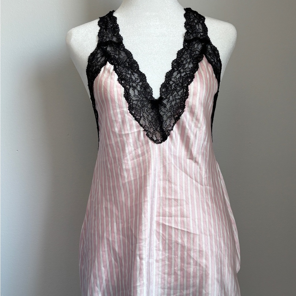 Victoria's Secret Satin Lace Slip Dress